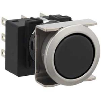 Ảnh của Nút nhấn giữ không đèn IDEC LB6MB-A1T3VB D18 3NO+3NC (Đen)