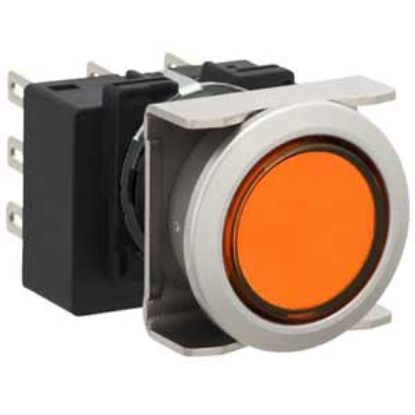 Ảnh của Nút nhấn nhả không đèn IDEC LB6MB-M1T1LA D18 1NO+1NC (Hổ phách)