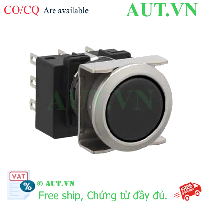 Ảnh của Nút nhấn nhả không đèn IDEC LB6MB-M1T6B D18 2NO+2NC (Đen)