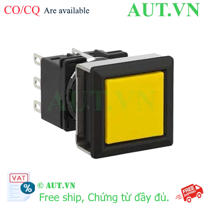 Ảnh của Nút nhấn giữ không đèn IDEC LB7B-A1T1LY 1NO+1NC (Vàng)