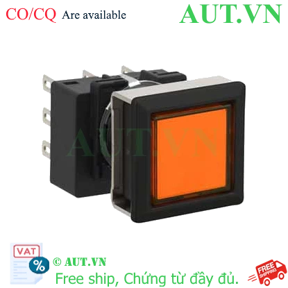 Ảnh của Nút nhấn giữ không đèn IDEC LB7B-A1T2LA 2NO+2NC (Hổ phách)