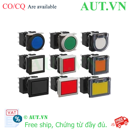 Ảnh của Nút nhấn giữ không đèn IDEC LB7B-A1T7LG 3NO+3NC (Xanh)