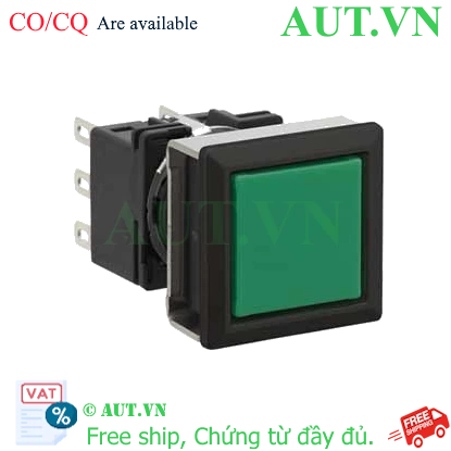 Ảnh của Nút nhấn giữ không đèn IDEC LB7B-A1T6G 2NO+2NC (Xanh)