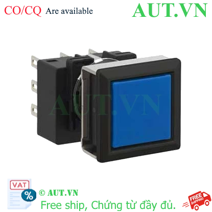 Ảnh của Nút nhấn nhả không đèn IDEC LB7B-M1T6S 2NO+2NC (Xanh)