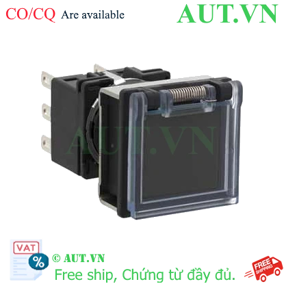 Ảnh của Nút nhấn giữ không đèn IDEC LB7GB-A1T2VB 2NO+2NC (Đen)