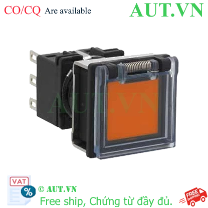 Ảnh của Nút nhấn giữ không đèn IDEC LB7GB-A1T3LA 3NO+3NC (Hổ phách)