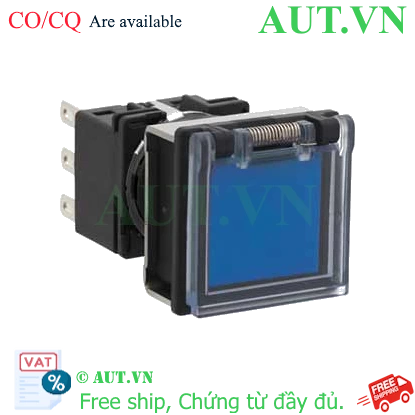 Ảnh của Nút nhấn nhả không đèn IDEC LB7GB-M1T2LS 2NO+2NC (Xanh)