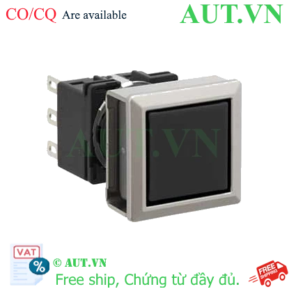 Ảnh của Nút nhấn giữ không đèn IDEC LB7MB-A1T6B 2NO+2NC (Đen)