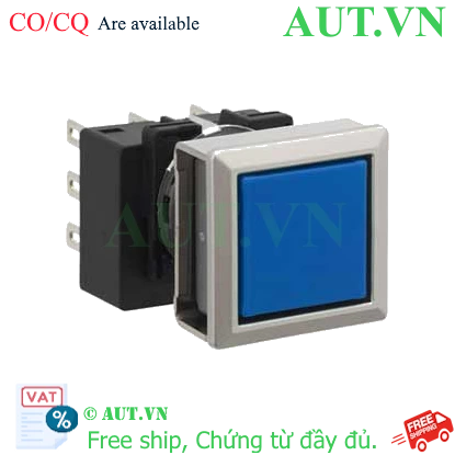 Ảnh của Nút nhấn giữ không đèn IDEC LB7MB-A1T7S 3NO+3NC (Xanh)