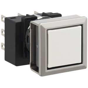 Ảnh của Nút nhấn nhả không đèn IDEC LB7MB-M1T2LW 2NO+2NC (Trắng)