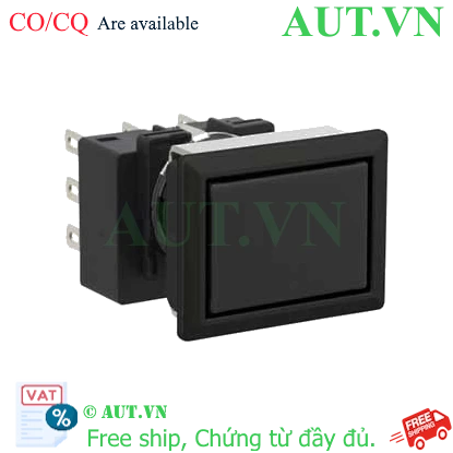 Ảnh của Nút nhấn giữ không đèn IDEC LB8B-A1T3VB 3NO+3NC (Đen)