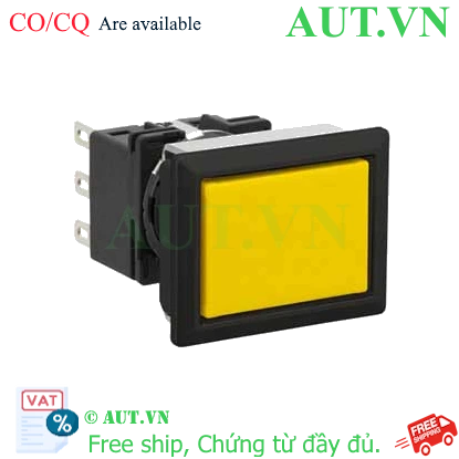 Ảnh của Nút nhấn giữ không đèn IDEC LB8B-A1T6Y 2NO+2NC (Vàng)