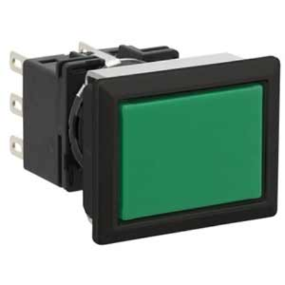 Ảnh của Nút nhấn nhả không đèn IDEC LB8B-M1T2LG 2NO+2NC (Xanh)