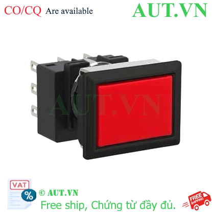 Ảnh của Nút nhấn nhả không đèn IDEC LB8B-M1T6R 2NO+2NC (Đỏ)