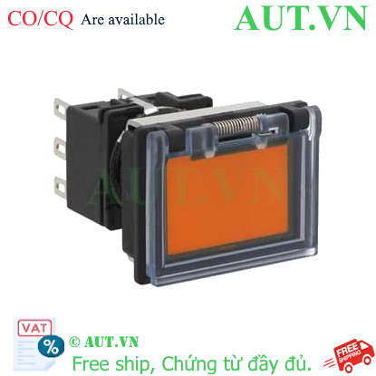 Ảnh của Nút nhấn giữ không đèn IDEC LB8GB-A1T3LA 3NO+3NC (Hổ phách)