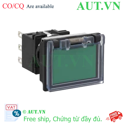 Ảnh của Nút nhấn nhả không đèn IDEC LB8GB-M1T2LG 2NO+2NC (Xanh)