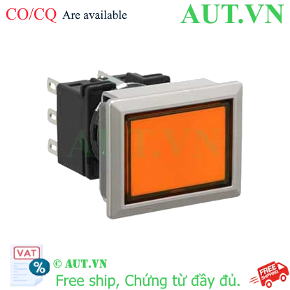 Ảnh của Nút nhấn giữ không đèn IDEC LB8MB-A1T6LA 2NO+2NC (Hổ phách)