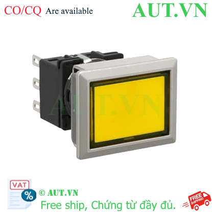 Ảnh của Nút nhấn nhả không đèn IDEC LB8MB-M1T2VY 2NO+2NC (Vàng)