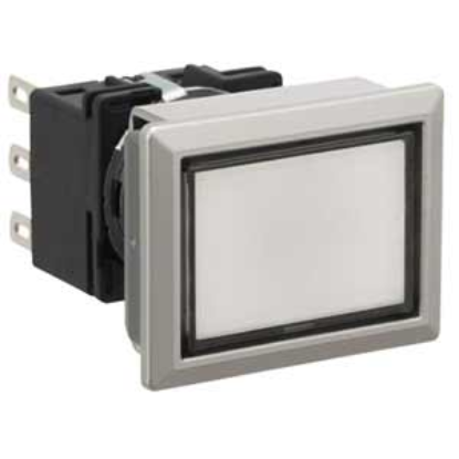 Ảnh của Nút nhấn nhả không đèn IDEC LB8MB-M1T6W 2NO+2NC (Trắng)