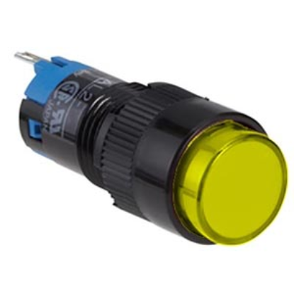 Ảnh của Nút nhấn nhả có đèn IDEC AL2M-M11Y 2.7VDC D12 1NO+1NC (Vàng)