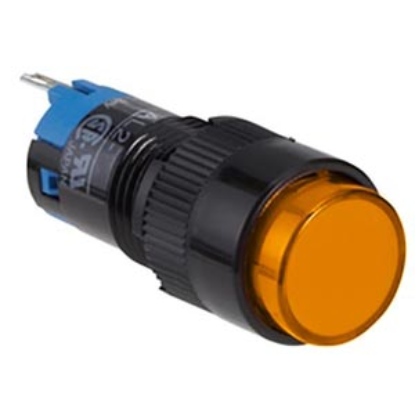 Ảnh của Nút nhấn nhả có đèn IDEC AL2M-M21A 2.0VDC D12 2NO+2NC (Hổ phách)