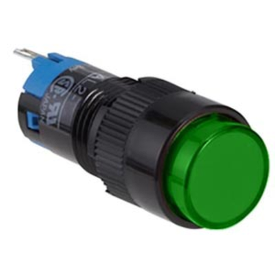 Ảnh của Nút nhấn nhả có đèn IDEC AL2M-M21G 2.9VDC D12 2NO+2NC (Xanh)
