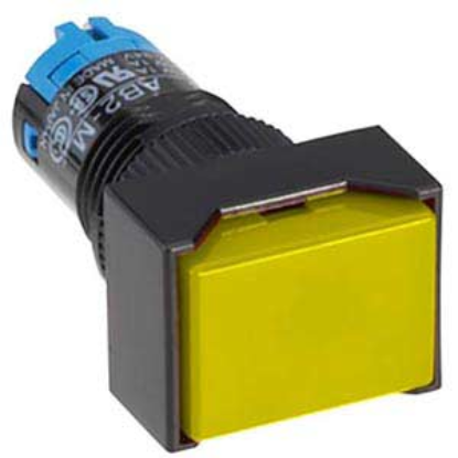 Ảnh của Nút nhấn nhả không đèn IDEC AB2H-M2Y D12 2NO+2NC (Vàng)