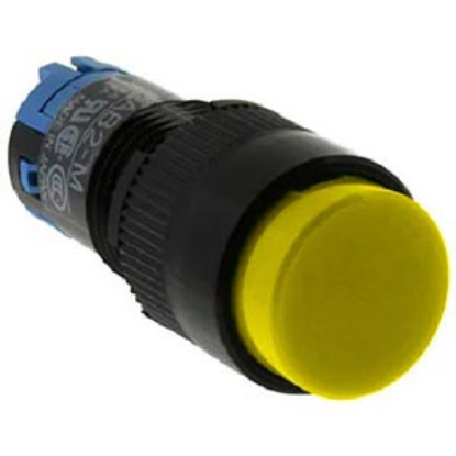 Ảnh của Nút nhấn nhả không đèn IDEC AB2M-M2PY D12 2NO+2NC (Vàng)