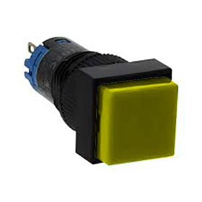 Ảnh của Nút nhấn nhả không đèn IDEC AB2Q-M1LY D12 1NO+1NC (Vàng)