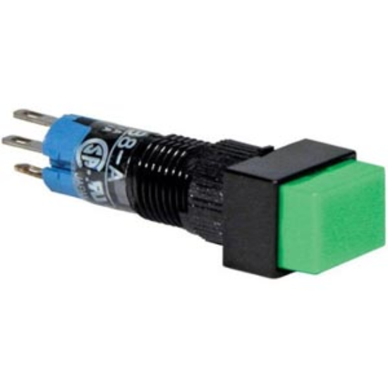 Ảnh của Nút nhấn nhả không đèn IDEC AB8H-M1G D8 1NO+1NC (Xanh)