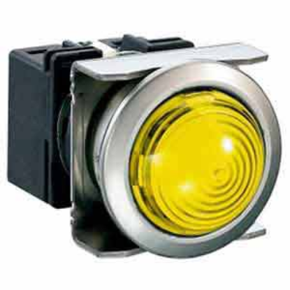 Ảnh của Đèn báo phẳng phi 18 IDEC LB6MP-2T01VY 