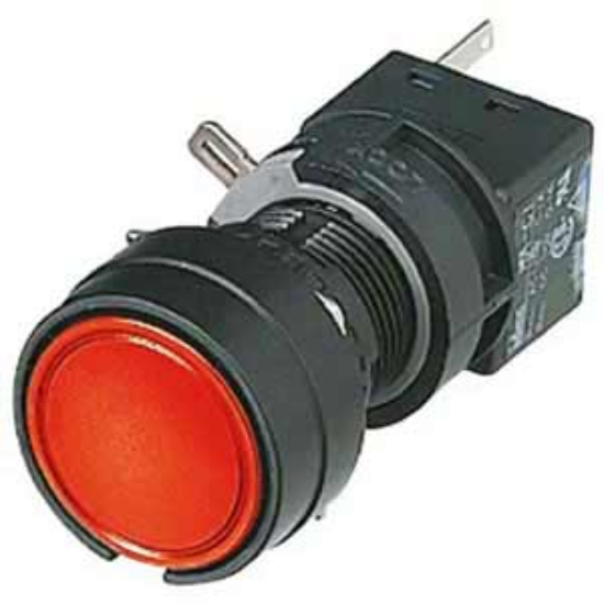 Ảnh của Nút nhấn giữ không đèn IDEC HA1B-A1C2VLR D16 2NO+2NC (Đỏ)