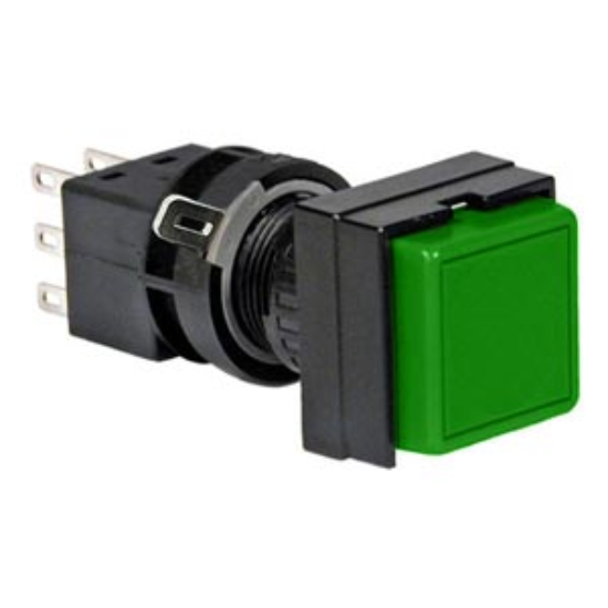 Ảnh của Nút nhấn giữ không đèn IDEC HA2B-A2C5G D16 1NO+1NC (Xanh)