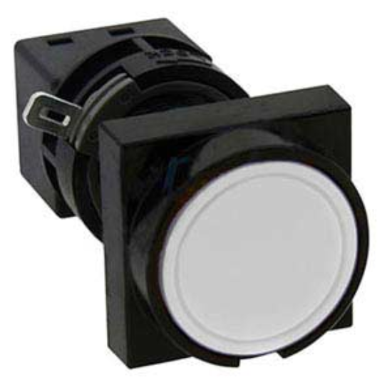 Ảnh của Nút nhấn giữ không đèn IDEC HA3B-A1C2LW D16 2NO+2NC (Trắng)