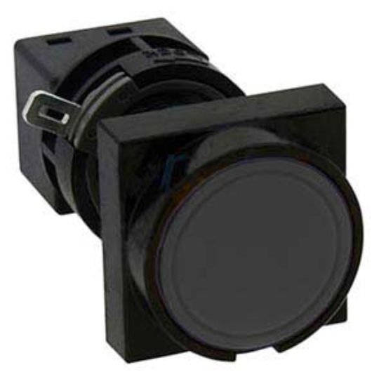 Ảnh của Nút nhấn giữ không đèn IDEC HA3B-A1C6B D16 2NO+2NC (Đen)