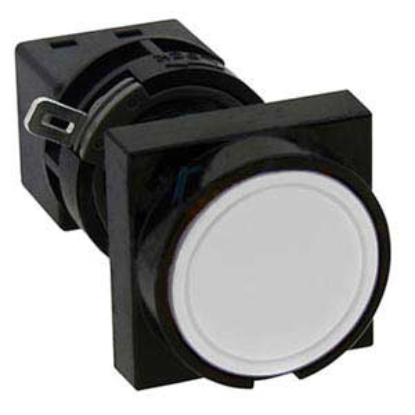 Ảnh của Nút nhấn nhả không đèn IDEC HA3B-M1C6W D16 2NO+2NC (Trắng)