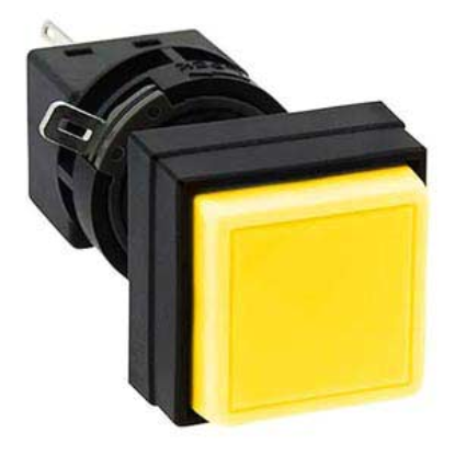 Ảnh của Nút nhấn nhả không đèn IDEC HA4B-M2C6Y D16 2NO+2NC (Vàng)