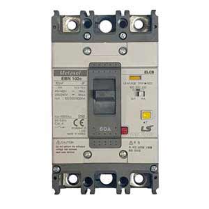 Ảnh của Aptomat chống giật 2 cực LS EBN102c 60A 100/200/500mA .