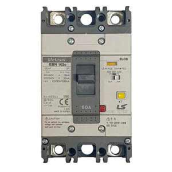 Ảnh của Aptomat chống giật 2 cực LS EBN102c 60A 100/300/500mA .