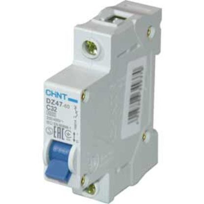 Ảnh của Aptomat cài (MCB) CHINT DZ47-60 C32-1P-4.5kA 