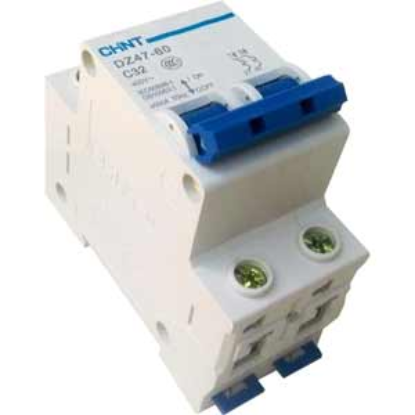 Ảnh của Aptomat cài (MCB) CHINT DZ47-60 C32-2P-4.5kA 