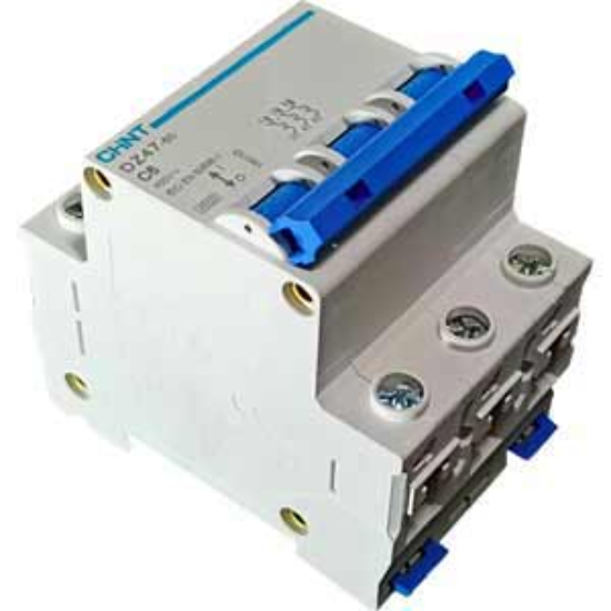 Ảnh của Aptomat cài (MCB) CHINT DZ47-60 C6-3P-4.5kA 