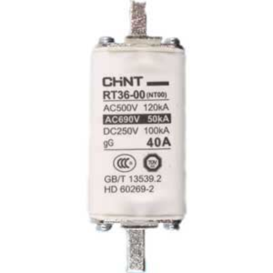 Ảnh của Cầu chì ống CHINT RT36-00 40A gG 