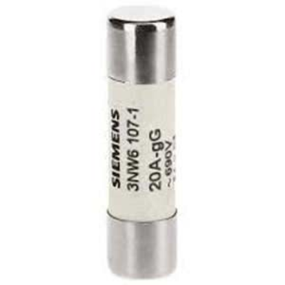 Ảnh của 3NW6007-1 cầu chì ống SIEMENS, 05A, 500VAC, 10x38 mm