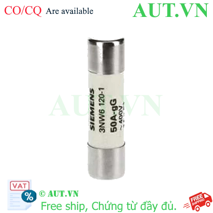 Ảnh của 3NW6120-1 cầu chì SIEMENS, 50A, 500VAC, 14x51 mm, đẹp