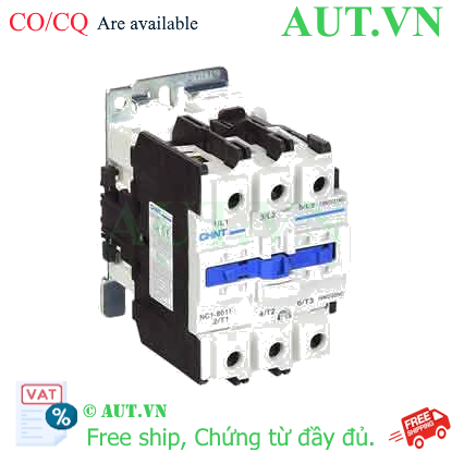 Ảnh của Công tắc tơ 3 pha CHINT NC1-8011 220VAC 80A 37kW 1NO+1NC