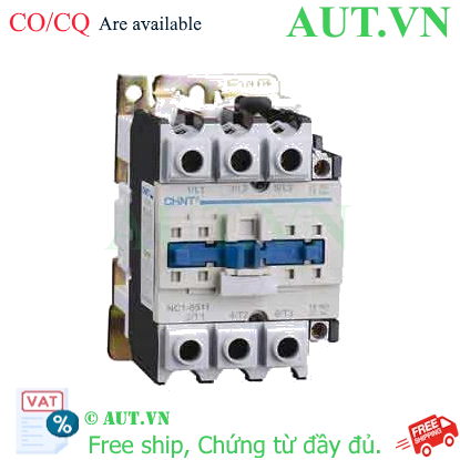Ảnh của Công tắc tơ 3 pha CHINT NC1-6511 380VAC 65A 30kW 1NO+1NC