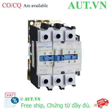 Ảnh của Công tắc tơ 3 pha CHINT NC1-9511 220VAC 95A 45kW 1NO+1NC