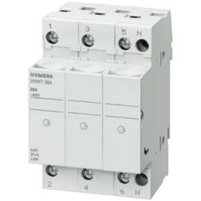 Ảnh của 3NW7064 giá đỡ cầu chì hình trụ SIEMENS, 600-690VAC