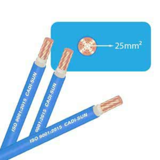 Ảnh của Dây cáp điện (Cu/PVC) CADISUN CV 1x25 (V-75)-BL .